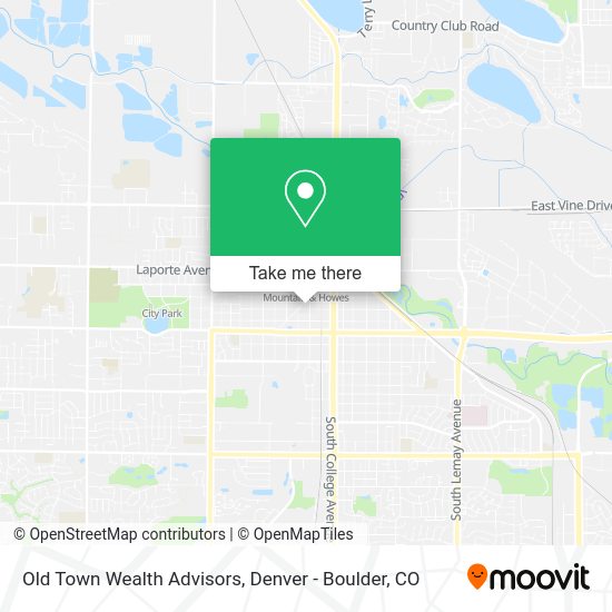 Mapa de Old Town Wealth Advisors