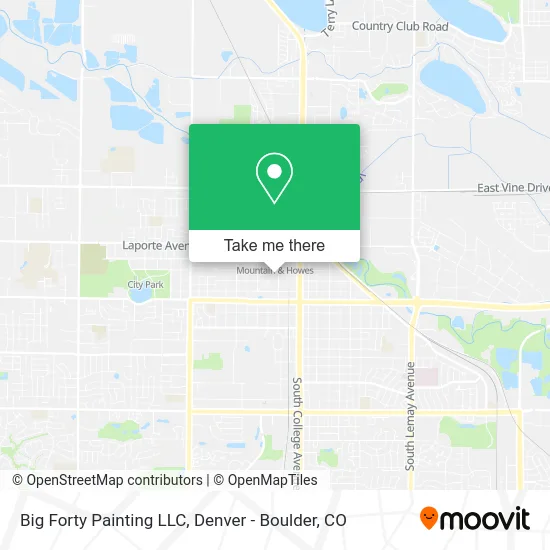 Mapa de Big Forty Painting LLC