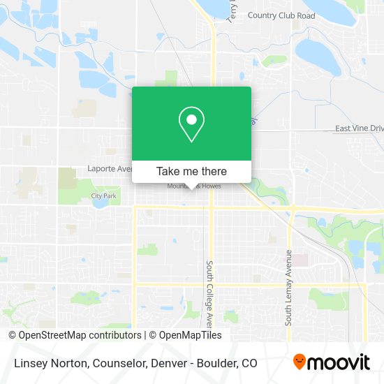 Linsey Norton, Counselor map
