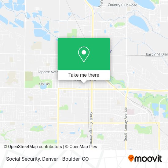 Social Security map