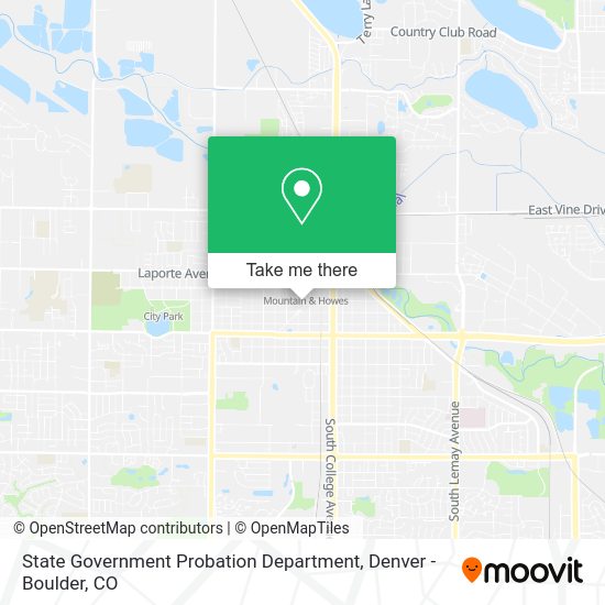 Mapa de State Government Probation Department
