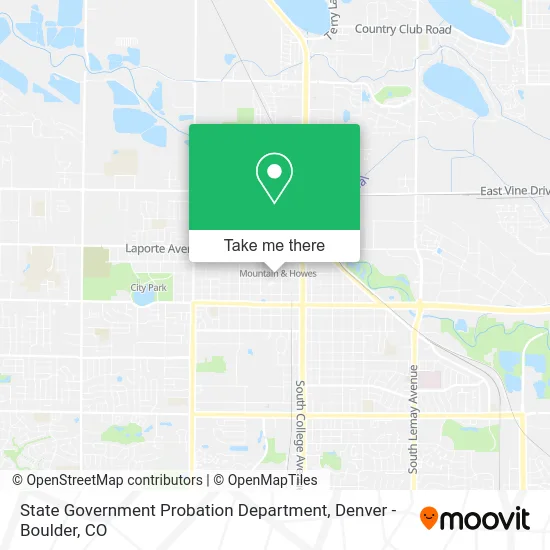 Mapa de State Government Probation Department