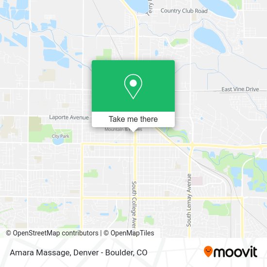 Amara Massage map