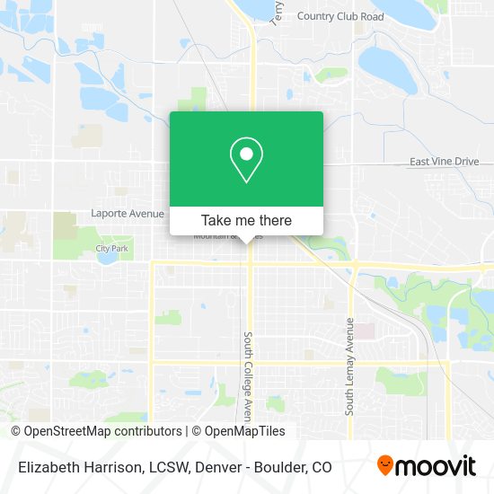 Elizabeth Harrison, LCSW map