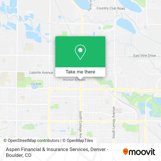 Aspen Financial & Insurance Services map