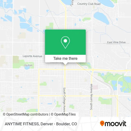 ANYTIME FITNESS map