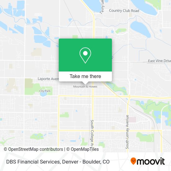 DBS Financial Services map