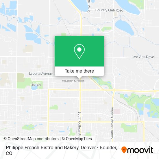 Philippe French Bistro and Bakery map