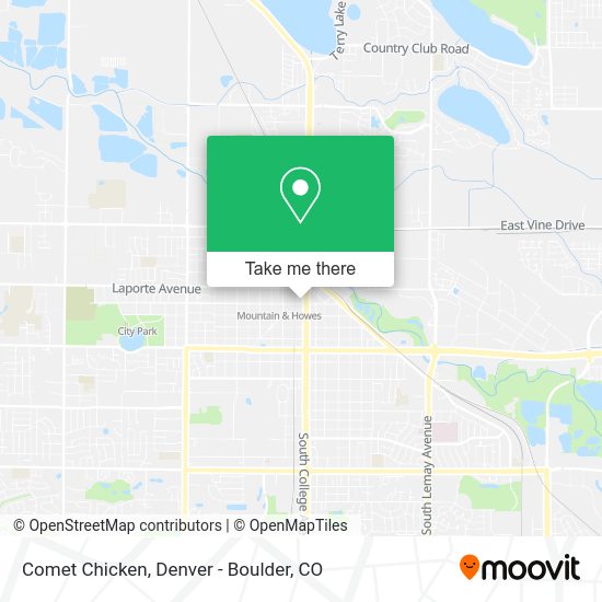 Comet Chicken map