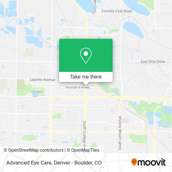 Mapa de Advanced Eye Care