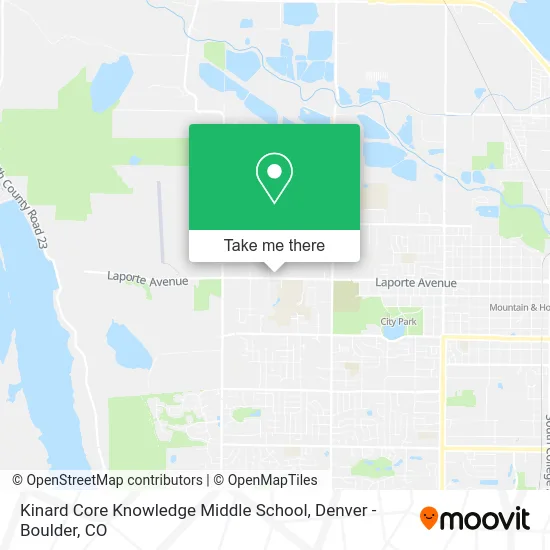 Kinard Core Knowledge Middle School map