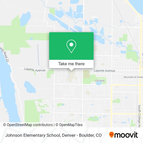 Johnson Elementary School map