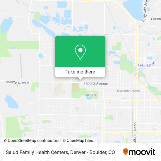 Salud Family Health Centers map