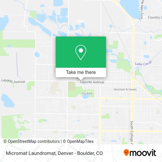 Mapa de Micromat Laundromat