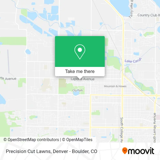 Precision Cut Lawns map