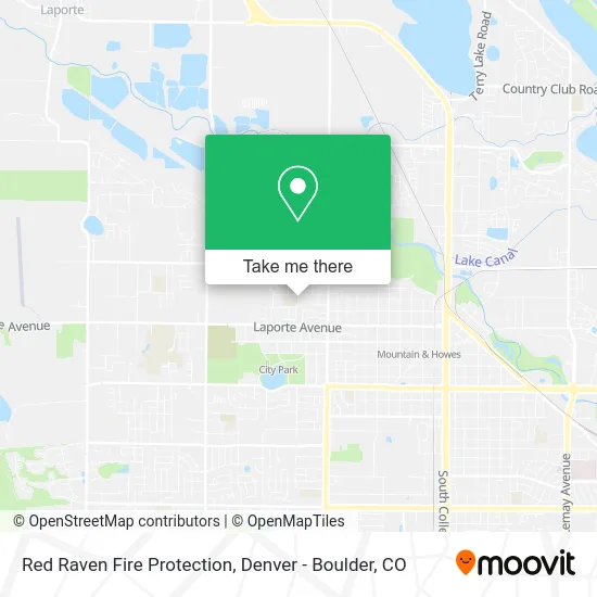 Red Raven Fire Protection map