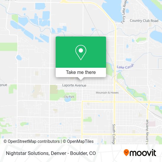 Nightstar Solutions map