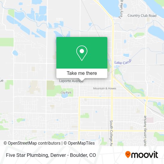 Mapa de Five Star Plumbing