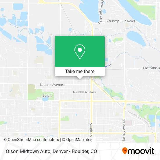 Olson Midtown Auto map