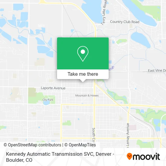 Kennedy Automatic Transmission SVC map