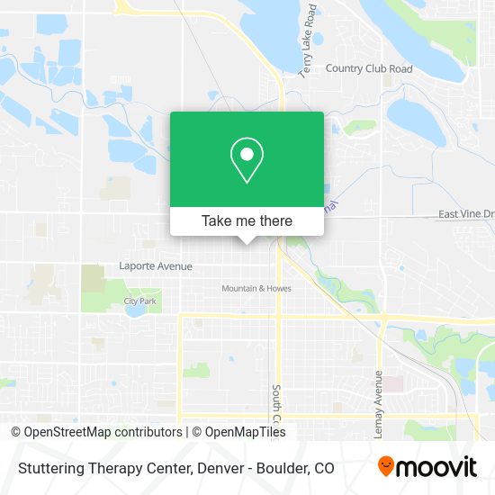 Mapa de Stuttering Therapy Center