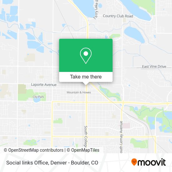 Social links Office map