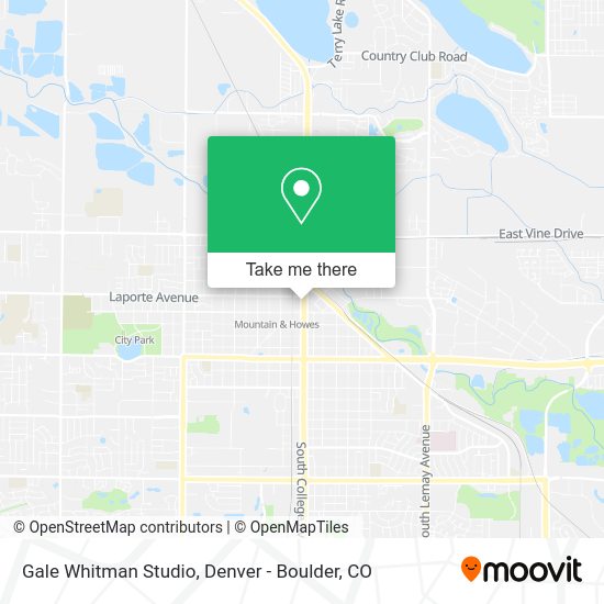 Mapa de Gale Whitman Studio