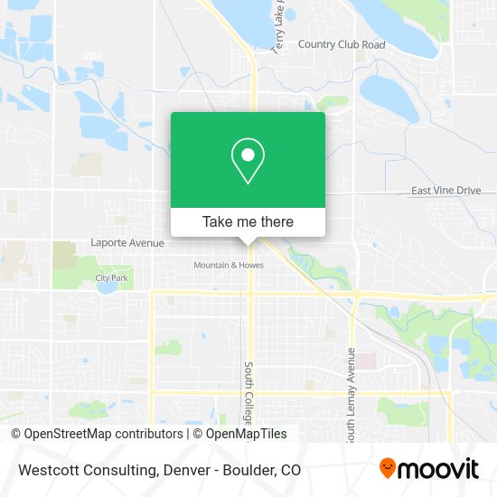 Mapa de Westcott Consulting