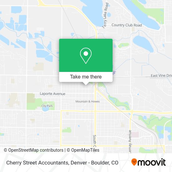 Cherry Street Accountants map