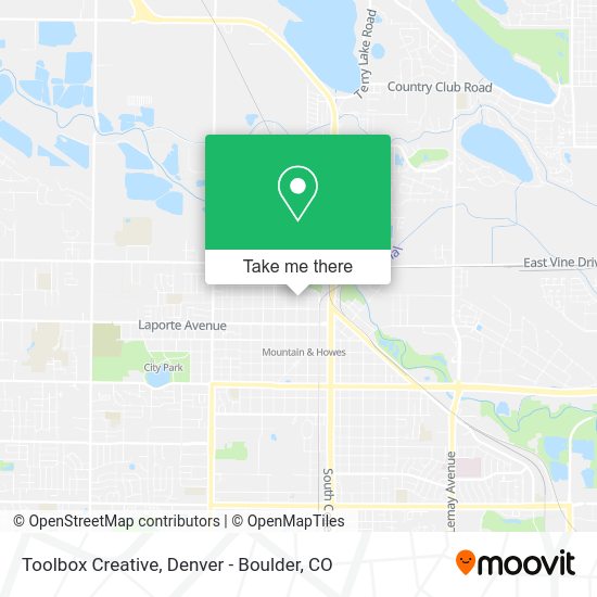 Mapa de Toolbox Creative