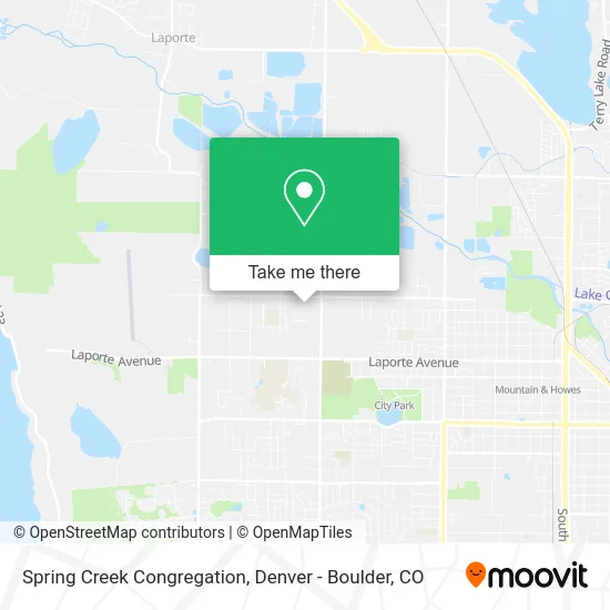 Spring Creek Congregation map