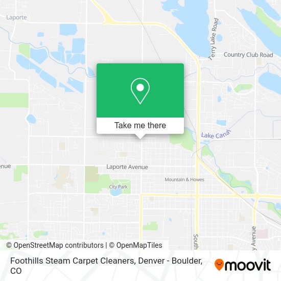Foothills Steam Carpet Cleaners map