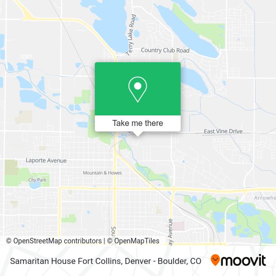 Samaritan House Fort Collins map