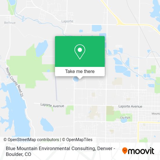 Mapa de Blue Mountain Environmental Consulting