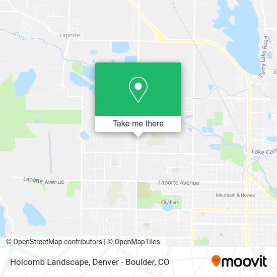 Holcomb Landscape map