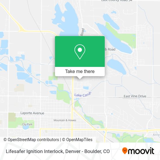 Mapa de Lifesafer Ignition Interlock