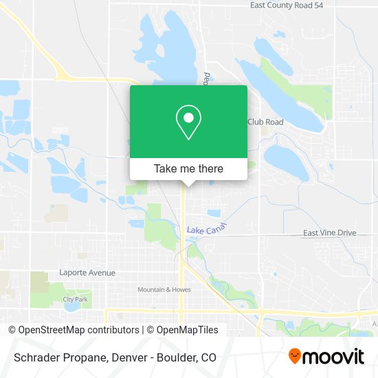 Mapa de Schrader Propane