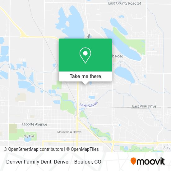 Denver Family Dent map