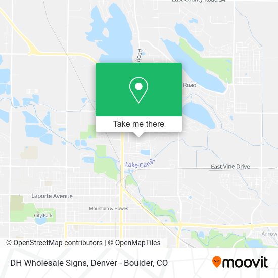 Mapa de DH Wholesale Signs