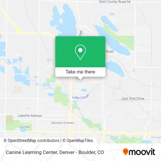 Canine Learning Center map