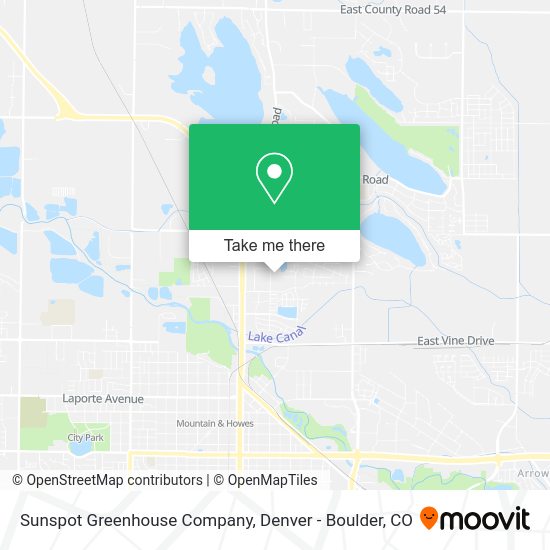 Mapa de Sunspot Greenhouse Company