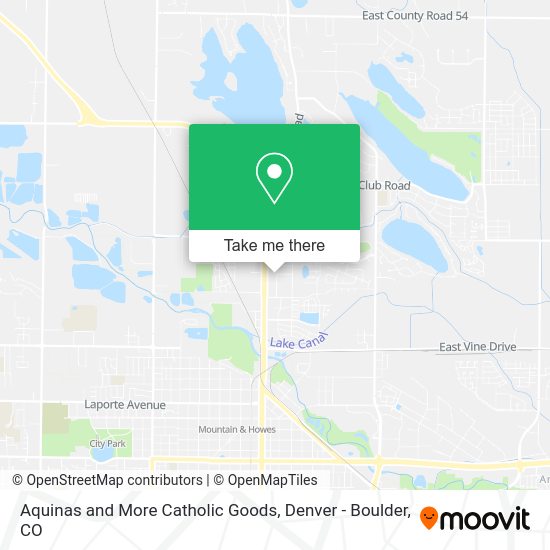 Aquinas and More Catholic Goods map