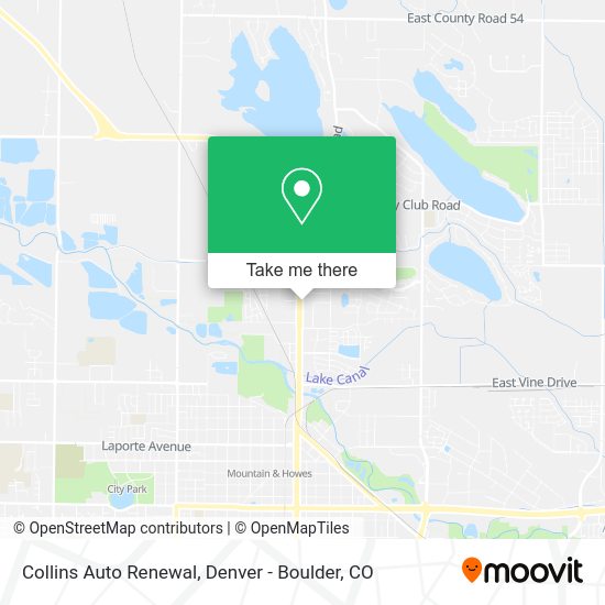 Mapa de Collins Auto Renewal