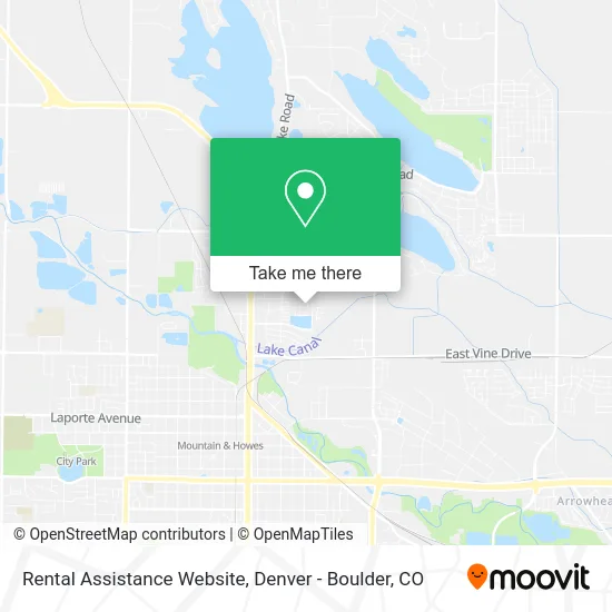 Rental Assistance Website map