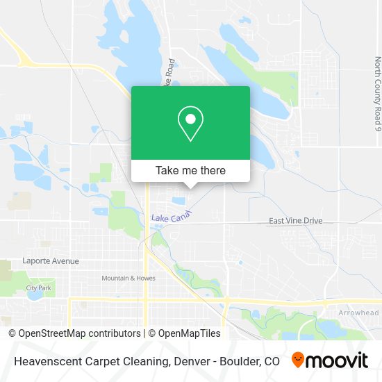 Heavenscent Carpet Cleaning map