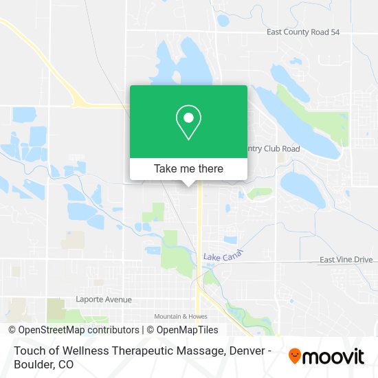 Mapa de Touch of Wellness Therapeutic Massage