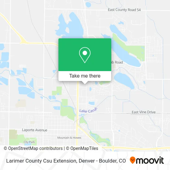 Larimer County Csu Extension map