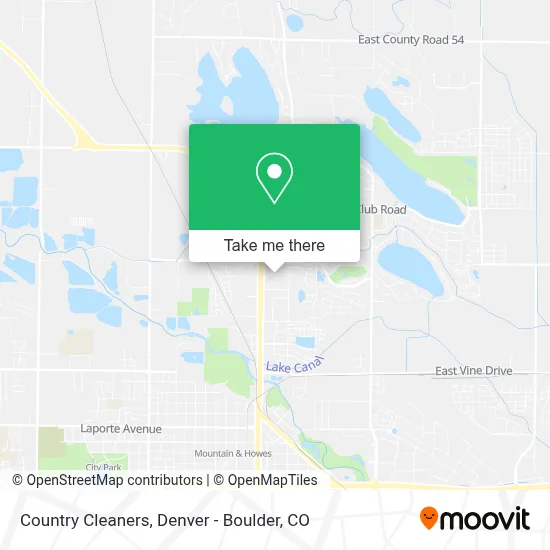 Country Cleaners map