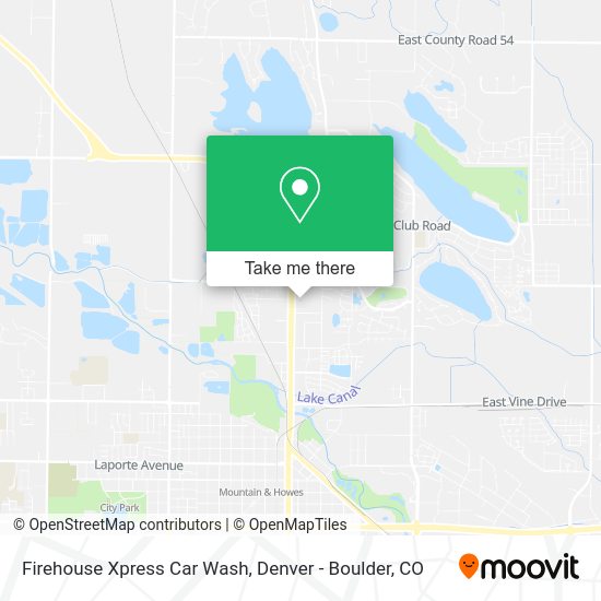 Firehouse Xpress Car Wash map