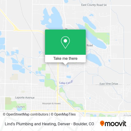 Mapa de Lind's Plumbing and Heating